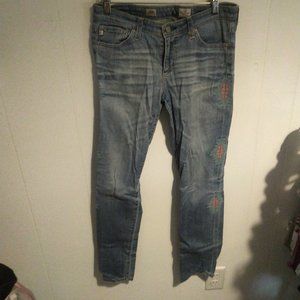 28R Stilt Adriano Goldschmeid embroidered denim